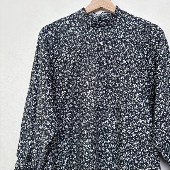 Zara Womens Small Mini Poplin Ditsy Floral Dress - Picture 9 of 15